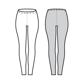285x285 Can You Please Help Me Find Sketches Of Basic Items Of Clothing - Tights Drawing
