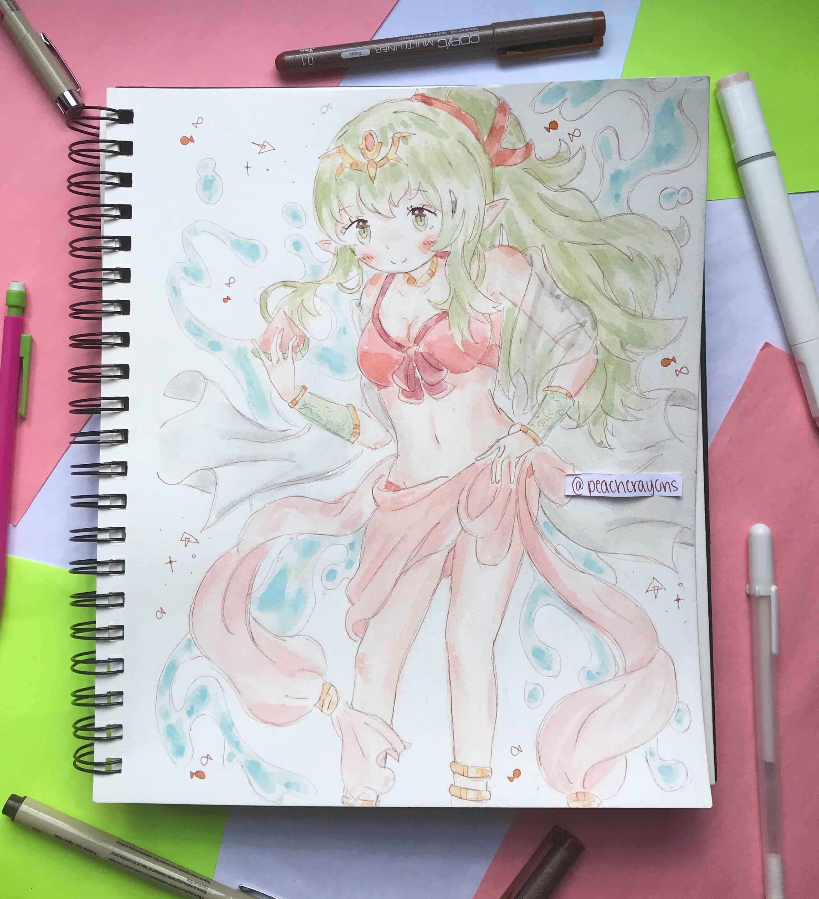 2636x2893 my drawing of summer tiki fireemblemheroes - Tiki Drawing