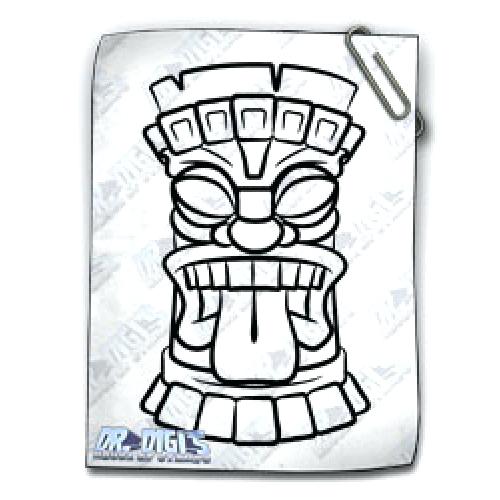 500x500 tiki head heads for sale easysurfer - Tiki Head Drawing
