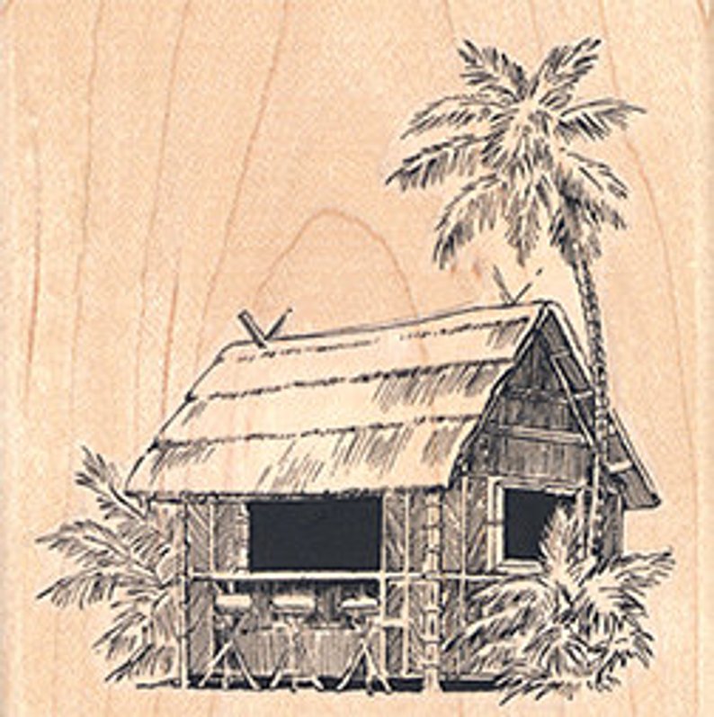 Tiki Hut Drawing at Explore collection of Tiki Hut
