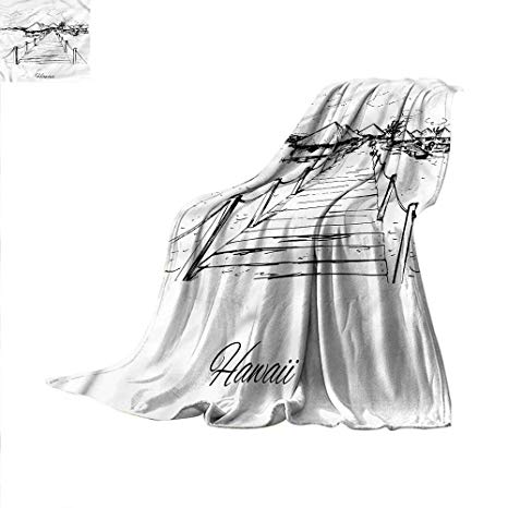 466x466 hawaiian lightweight blanket sketch style dock tiki - Tiki Hut Drawing