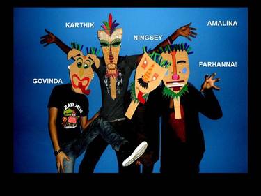 375x281 My Creative Concept Module Drawing Cardboard Tiki Man Drawing - Tiki Man Drawing