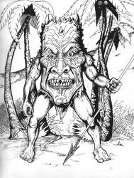 189x250 Tikiman Explore Tikiman - Tiki Man Drawing