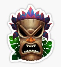 210x230 Tiki Mask Drawing Stickers Redbubble - Tiki Mask Drawing