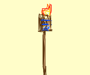 300x250 Tiki Torch Drawing - Tiki Torch Drawing