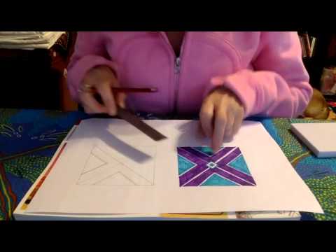 480x360 Drawing And Transferring A Design For Printmaking - Tiles Drawing