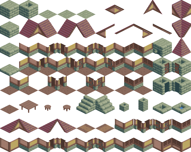 640x512 Isometric Tiles Drawing And Picking - Tiles Drawing