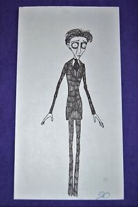 201x300 carlos grangel original pen drawing of victor from tim burton - Tim Burton Drawings