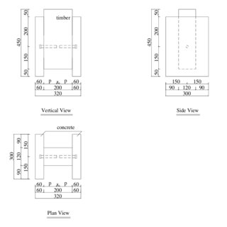 320x320 Drawings Of Timber Concrete Composite Push Out Specimens - Timber Drawings