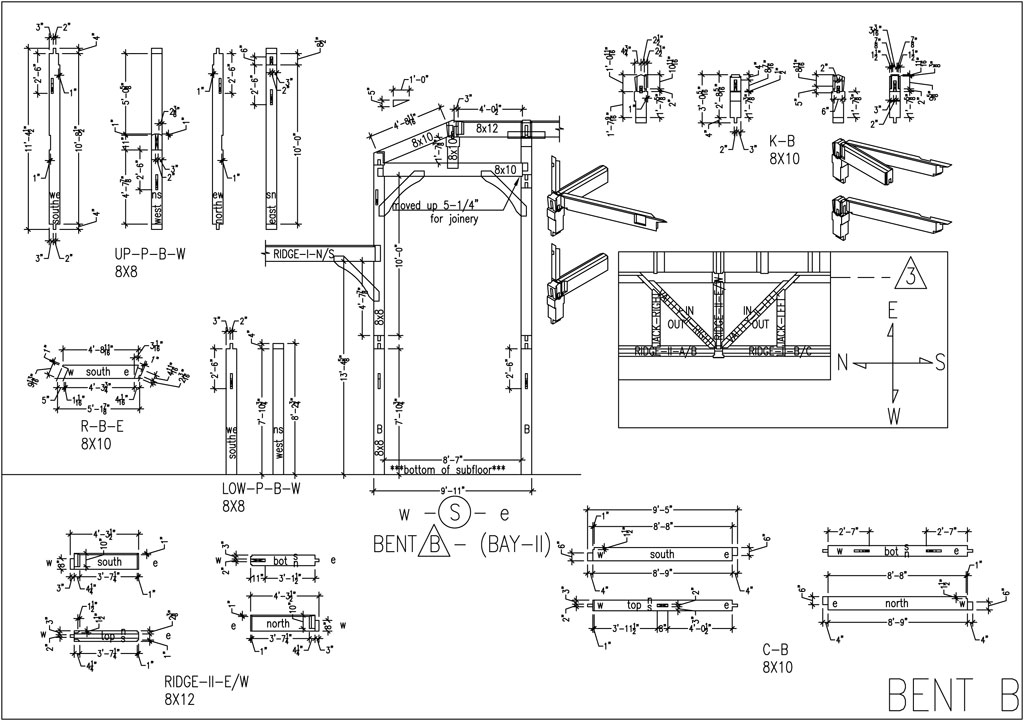 1024x721 Shop Drawings Ampraquo Wind River Timberframes - Timber Drawings