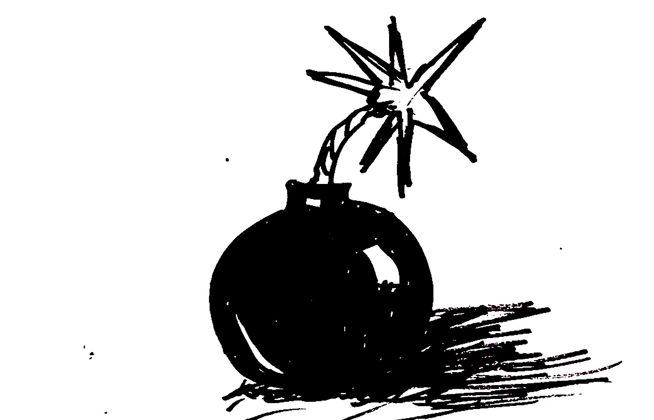 2086x1338 bomb drawing for free download - Time Bomb Drawing