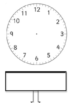 248x350 blank clocks drawing time challenge worksheet - Time Clock Drawing