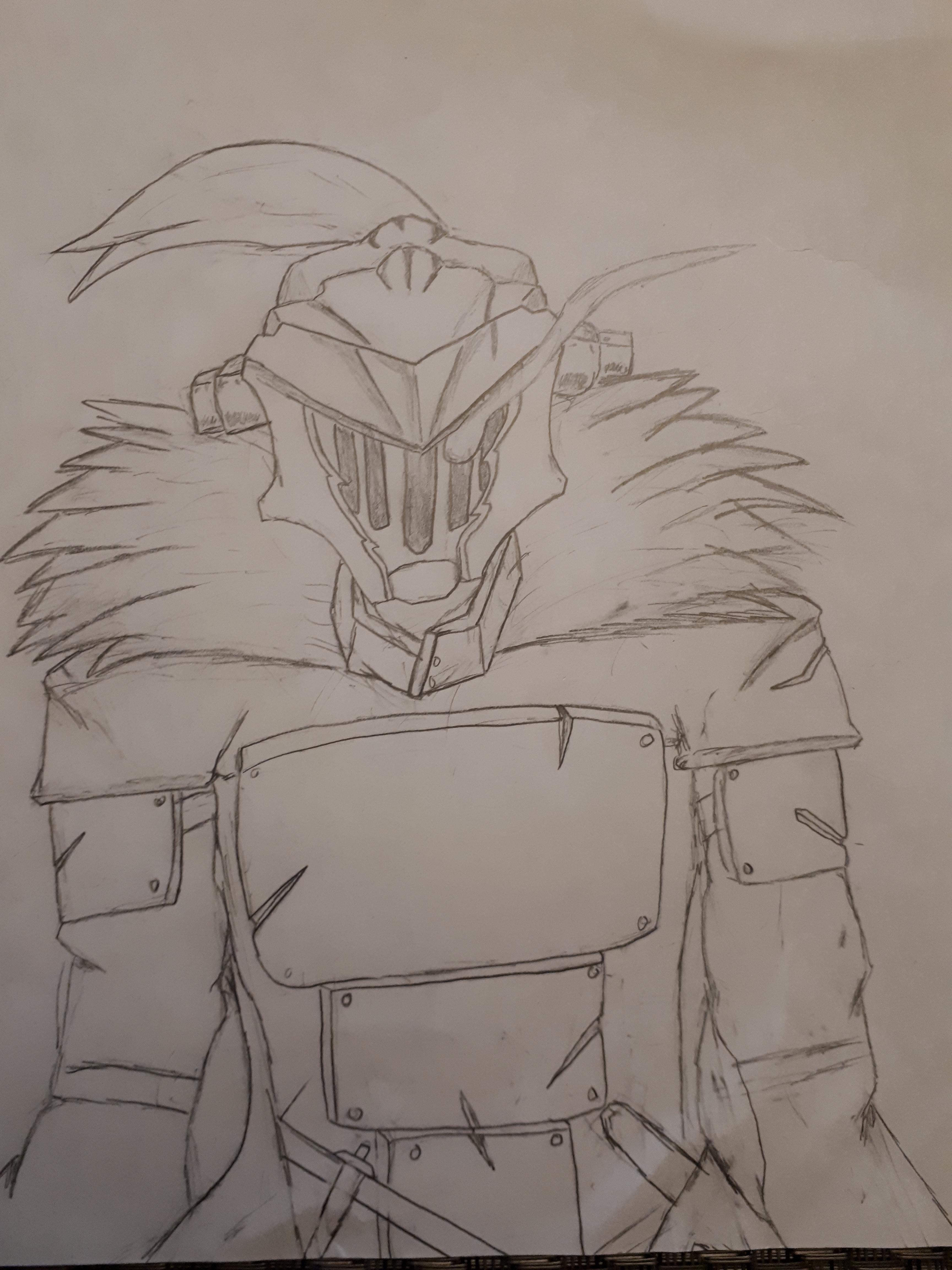 3456x4608 first time drawing gs with the upper body goblinslayer - Time Drawing