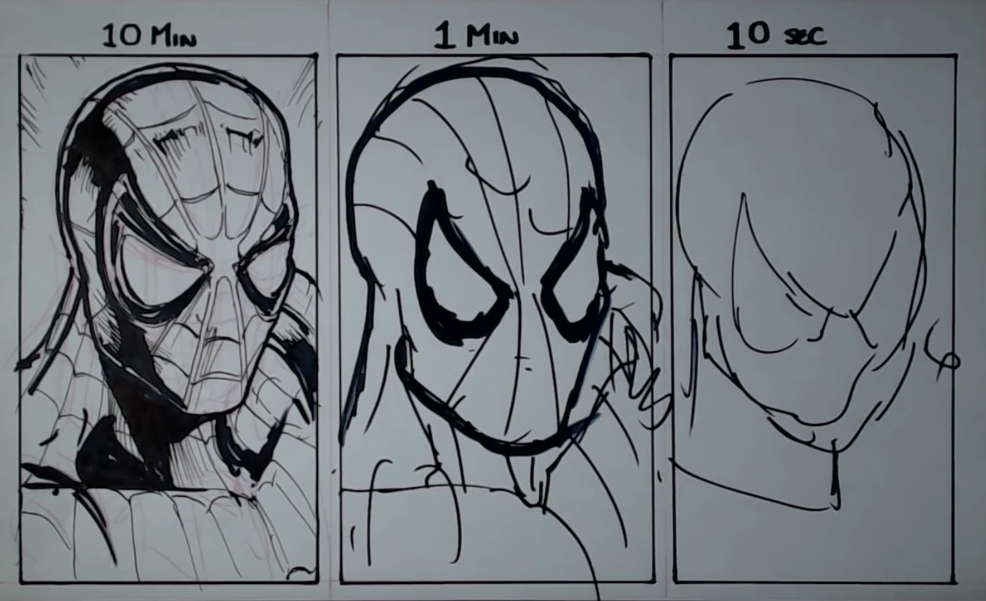 986x601 what we can learn from picasso and spiderman why it takes time - Time Drawing