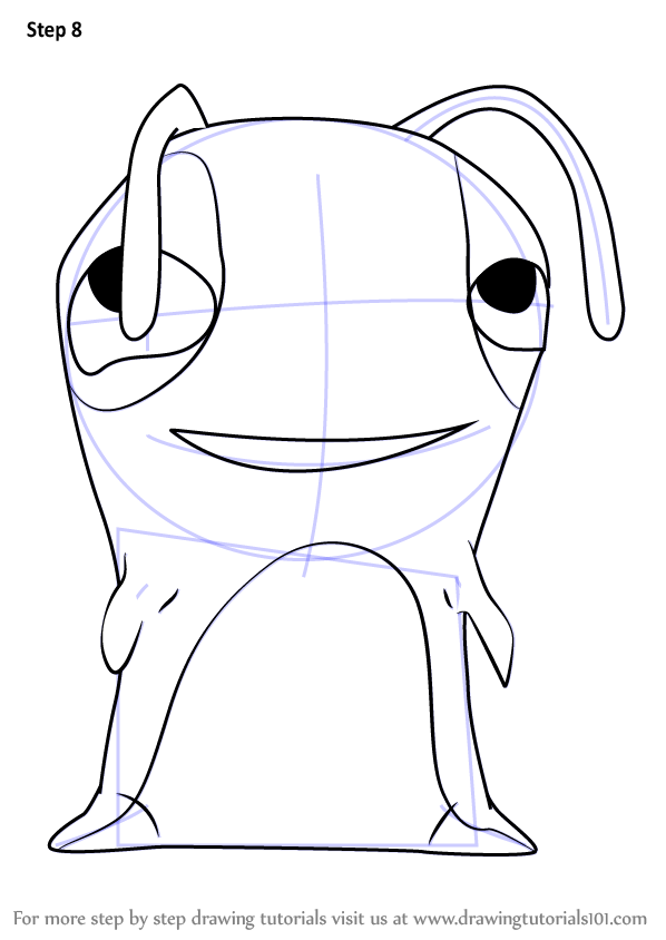 598x844 Learn How To Draw Old Timer From Slugterra - Timer Drawing