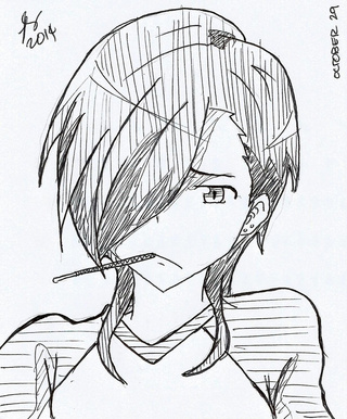 320x386 Lucifer From The Devil Is A Part Timer C - Timer Drawing