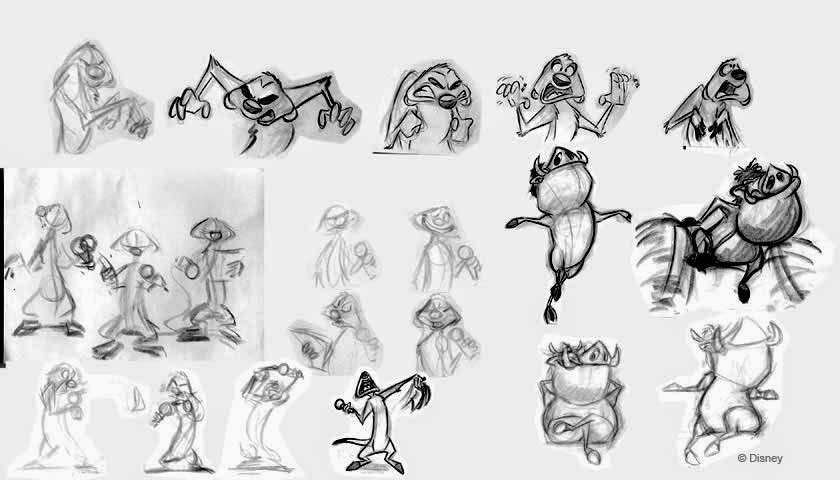 840x480 Saturday Mornings Forever The Lion King's Timon And Pumbaa - Timon And Pumbaa Drawing