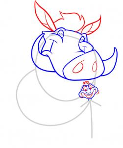 251x302 How To Draw How To Draw Timon And Pumbaa - Timon Drawing