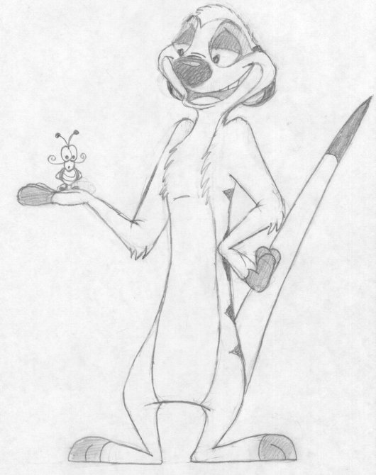 530x670 Kimya's Art - Timon Drawing