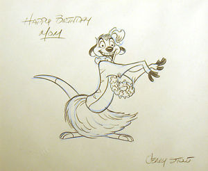 300x246 Original Jerry Stout Disney Drawing Timon The Lion King Animation - Timon Drawing