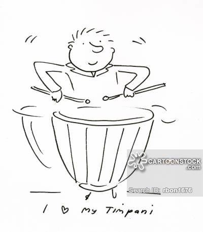 400x458 Timpani Cartoons And Comics - Timpani Drawing