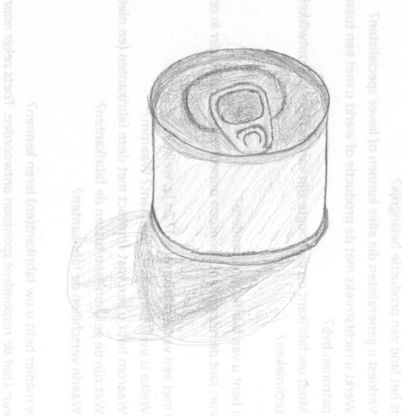 580x600 Kitchen Drawings Tin Can A Stream Of Milk - Tin Can Drawing
