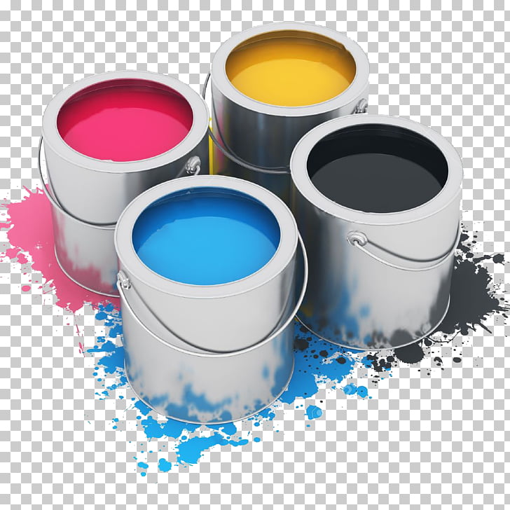 728x728 Oil Paint Tin Can Drawing Acrylic Paint, Paint Png Clipart Free - Tin Can Drawing
