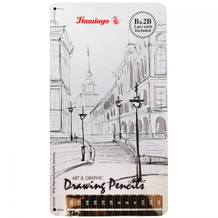 700x700 Flamingo Drawing Tin Pencil - Tin Drawing