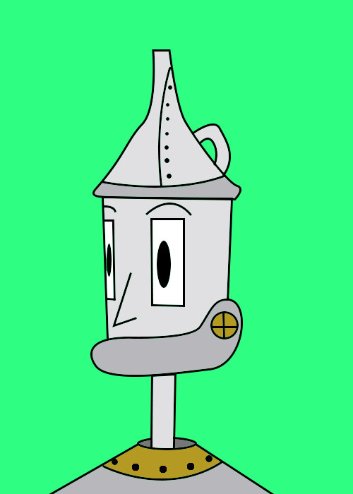 500x700 Tin Man Drawing - Tin Man Drawing