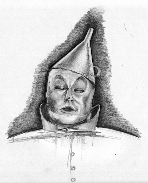 481x593 Tin Man Michael Scott Illustration Design - Tin Man Drawing