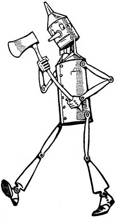238x445 Character The Tin Woodman Woodsmen Emperors - Tin Man Drawing