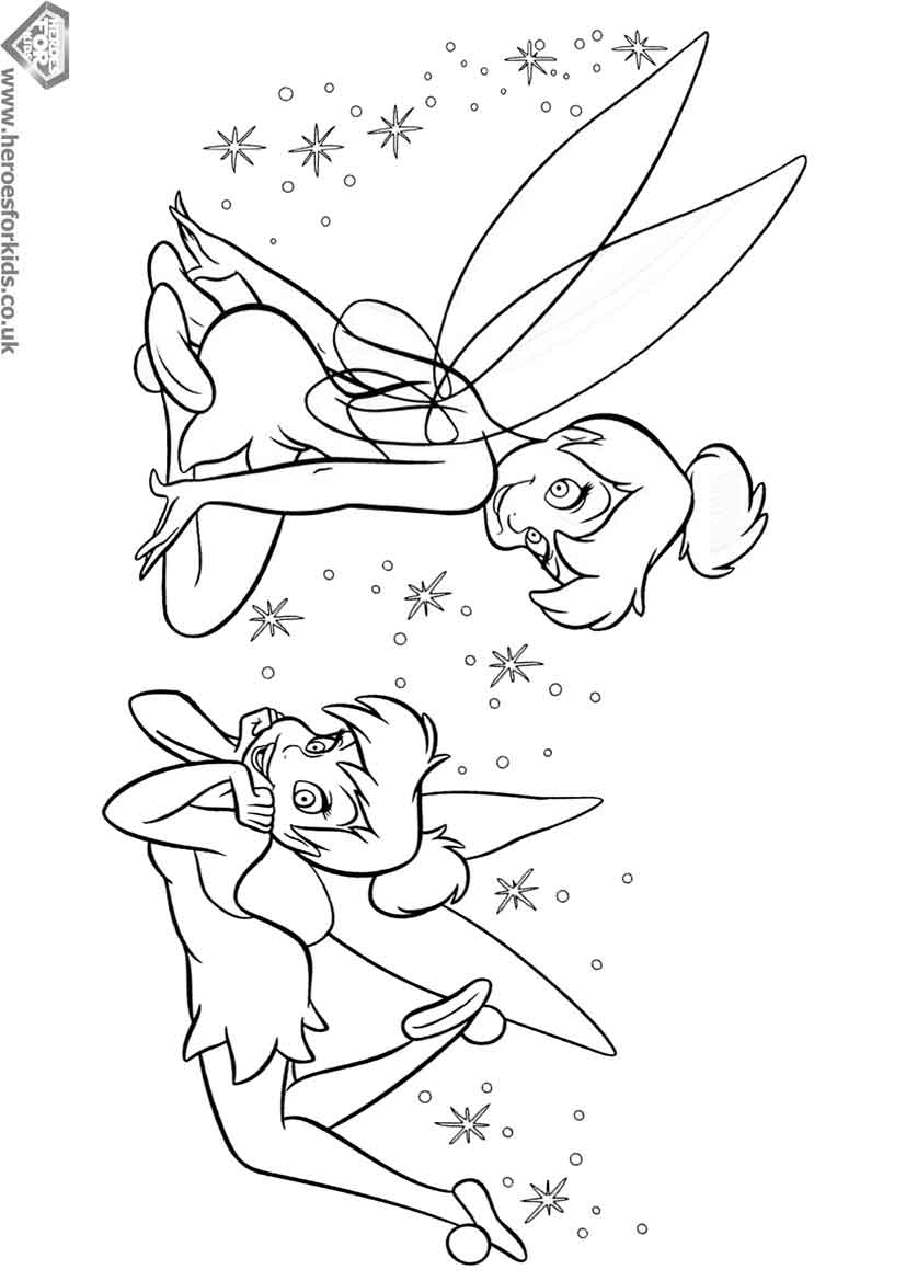 827x1169 Free Printable Tinkerbell Coloring Pages For Kids - Tinkerbell And Friends Drawing