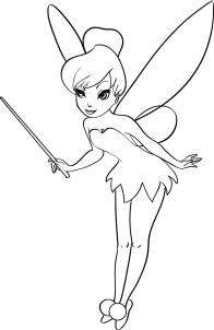 196x302 How To Draw Learn How To Draw Tinkerbell - Tinkerbell And Friends Drawing
