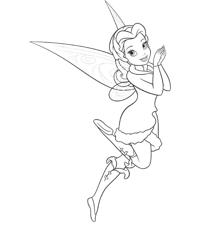670x812 Tinkerbell Friends Coloring Pages Az Coloring Pages, Tinkerbell - Tinkerbell And Friends Drawing