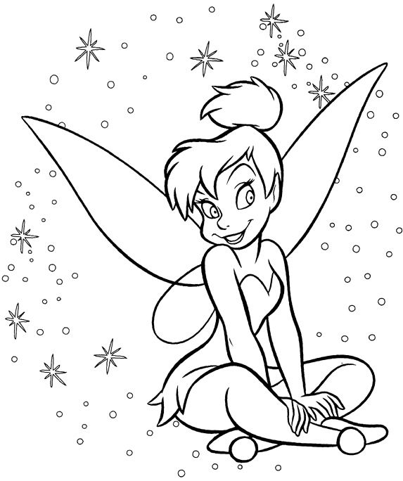 573x684 tinkerbell drawing mode blog - Tinkerbell Drawing