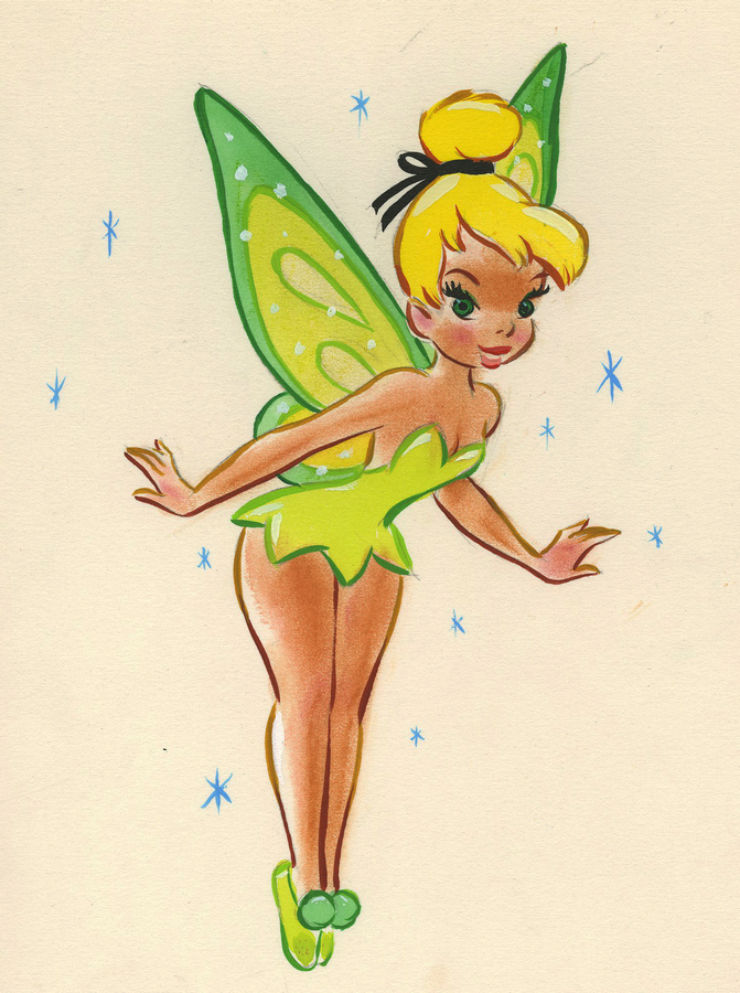 671x900 bill justice tinkerbell drawing - Tinkerbell Drawing