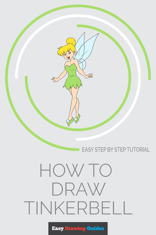 600x900 How To Draw Tinkerbell Easy Drawing Guides - Tinkerbell Drawing Step By Step