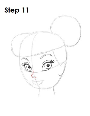 300x388 How To Draw Tinkerbell - Tinkerbell Drawing Step By Step