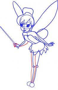 196x302 How To Draw Learn How To Draw Tinkerbell - Tinkerbell Drawing Step By Step
