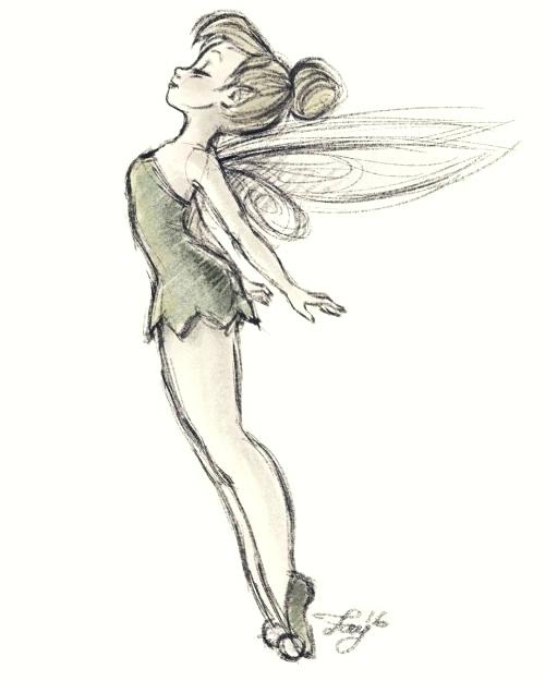 500x625 Tinkerbell Drawing - Tinkerbell Drawing Step By Step