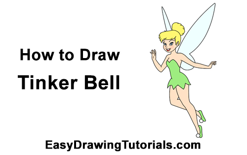 500x315 How To Draw Tinker Bell - Tinkerbell Easy Drawing