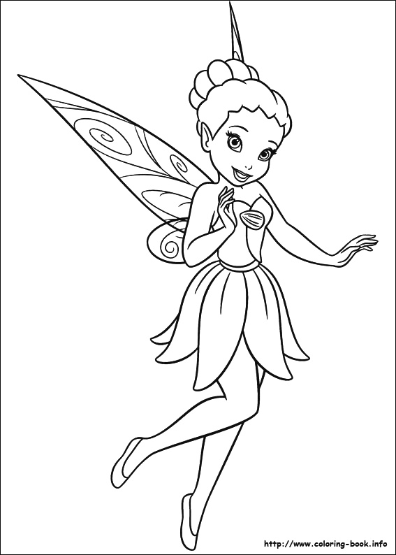 567x794 tinkerbell easy to draw free tinkerbell coloring - Tinkerbell Easy Drawing