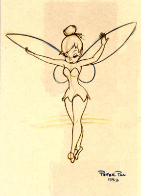 288x400 Tinker Bell Poster - Tinkerbell Original Drawing