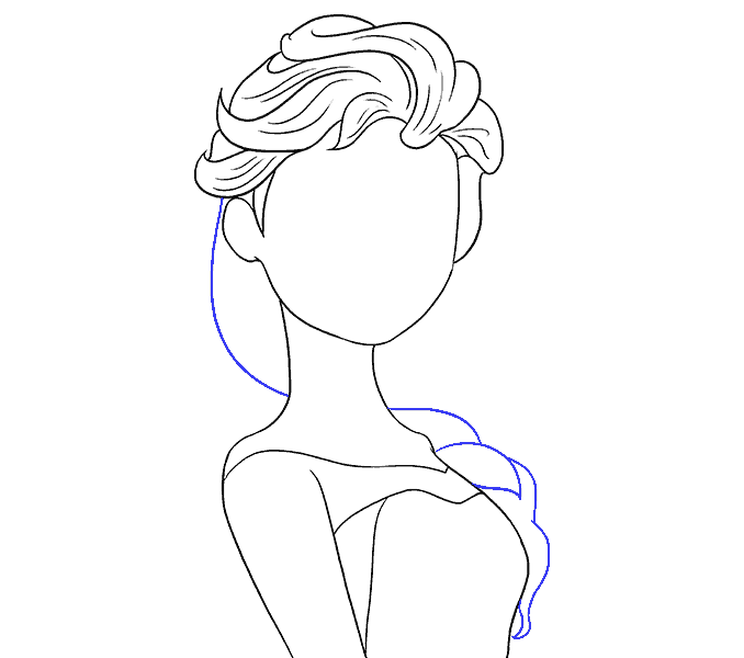 678x600 Drawing Tinkerbell Creepy Transparent Png Clipart Free Download - Tinkerbell Outline Drawing