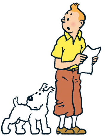 360x458 Tintin Drawing Sells For Record Euros In Paris Emirates - Tintin Drawing
