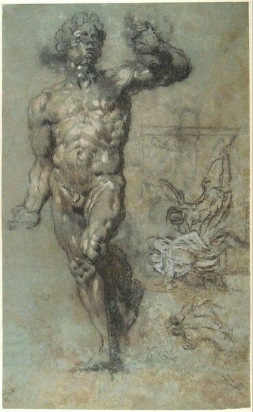 369x600 tintoretto drawings in drawings, drawing artist - Tintoretto Drawings