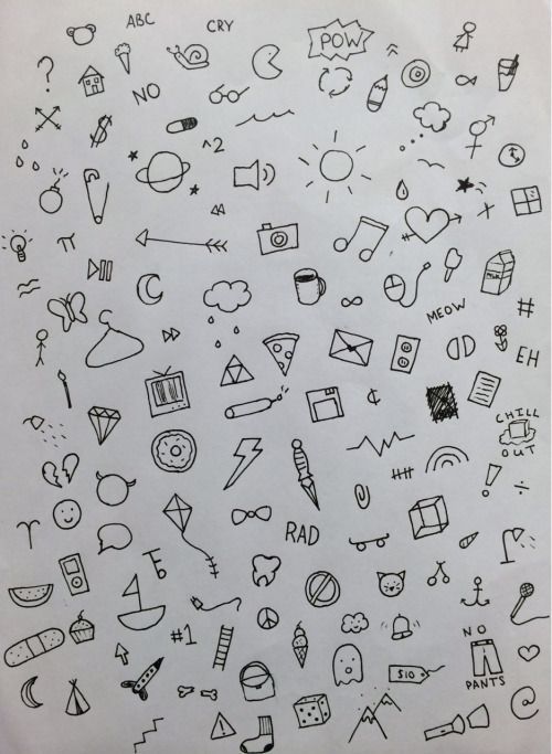 500x683 doodles, grunge, tumblr doodles and sketch notes drawings - Tiny Drawings