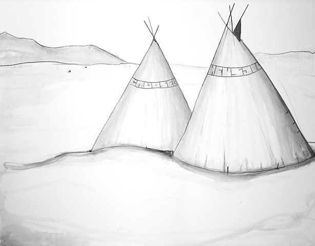 614x480 michael bernstein - Tipi Drawing