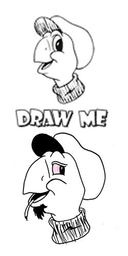 250x500 free art test - Tippy The Turtle Drawing Test