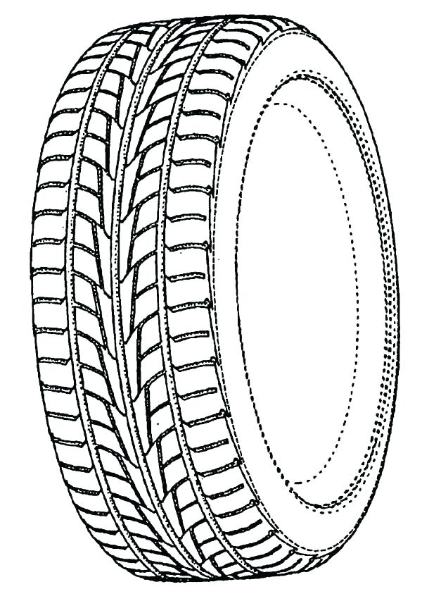 600x853 tire drawing kid for free download - Tire Drawing